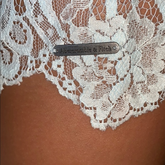 Light Blue Lace Skirt - Picture 2 of 4